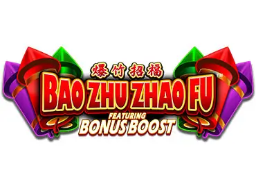 Bao Zhu Zhao Fu Red Festival slot logo Featuring Bonus Boost.