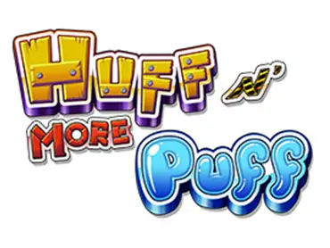 Huff N' More Puff slots logo.