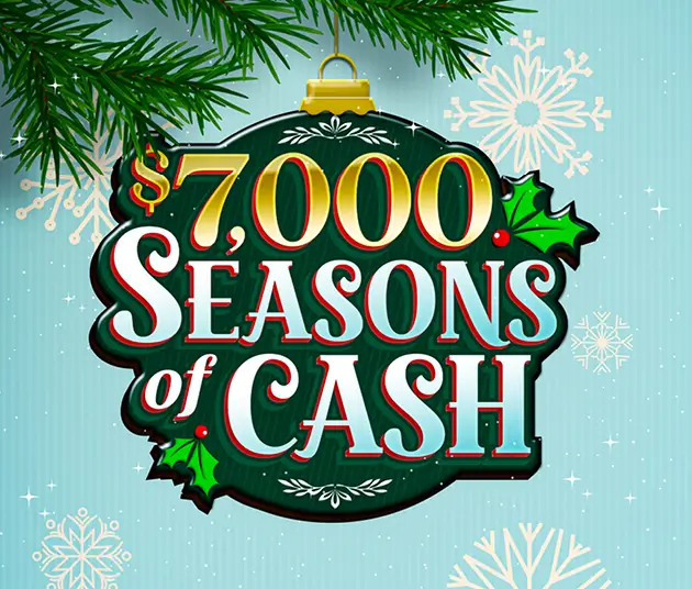 $7,000 Seasons of Cash promotion logo