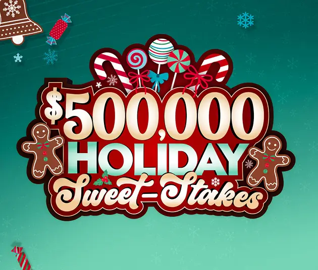 $500,000 Holiday Sweet-Stakes logo